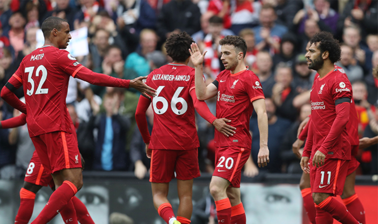 Liverpool, evinde Burnley'e şans tanımadı