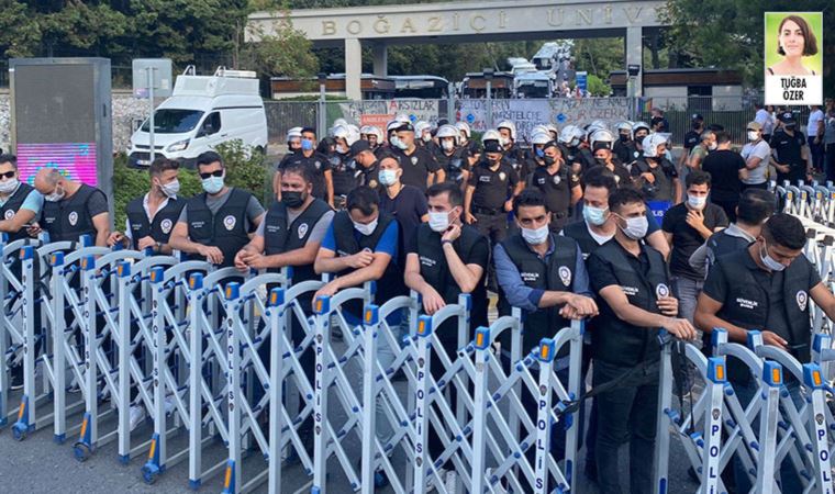 Boğaziçi Rektör İnci’ye karşı ayakta: 8 öğrenciye gözaltı