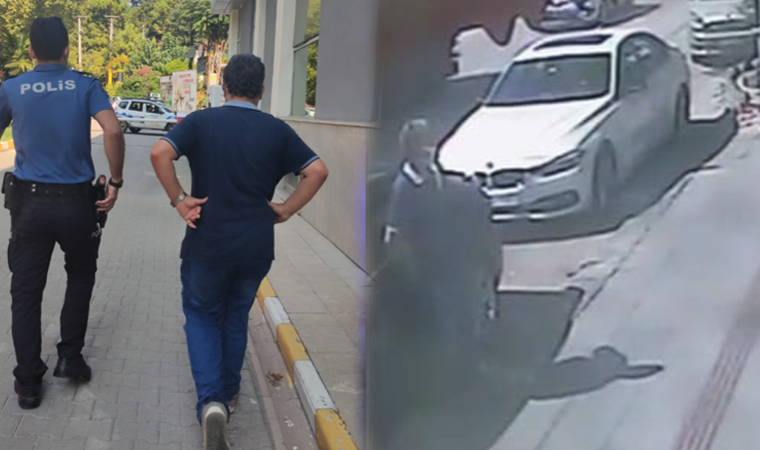 Zonguldak'ta anahtarla 20 otomobili çizen şüpheli yakalandı