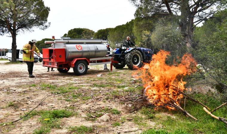 İzmir'in orman köylerine 50 yangın söndürme tankeri daha dağıtacak