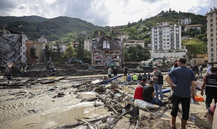 Sinop'ta selde kaybolanları arama çalışmaları sürüyor