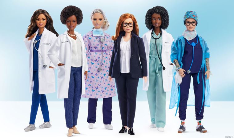 'Barbie' aşı uzmanı oldu: Mattel'dan 6 kadın için rol model serisi