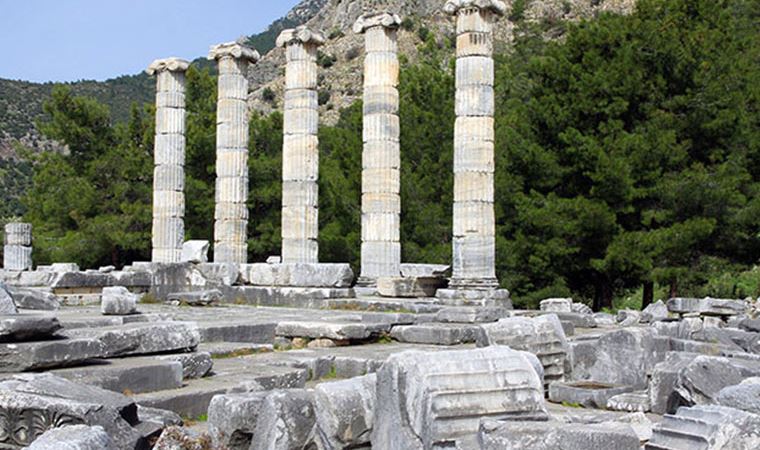 Aydın'daki Priene Antik Kenti’ne giriş yasaklandı