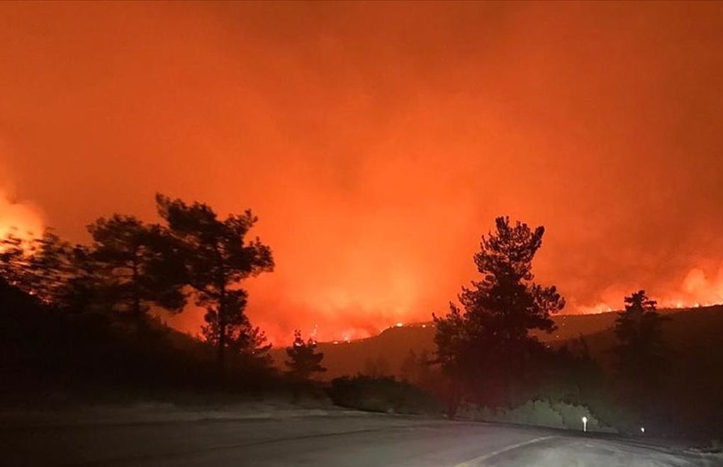 Türkiye'nin yangınlarla mücadelesinde 10'uncu gün