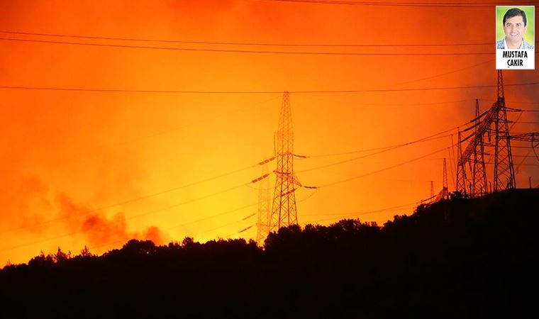 Milas’taki orman yangınları, termik santralları alarma geçirdi