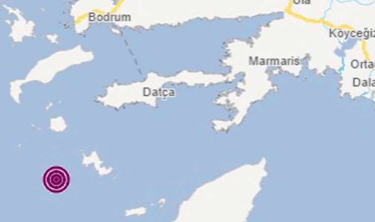 Son dakika: Muğla Datça'da deprem