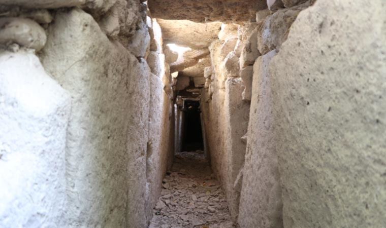 Tripolis Antik Kenti'nde 2 bin yıllık kanalizasyon bulundu