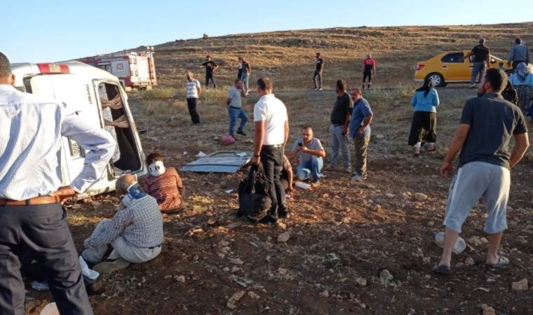 Mardin'de trafik kazası: 10 yaralı