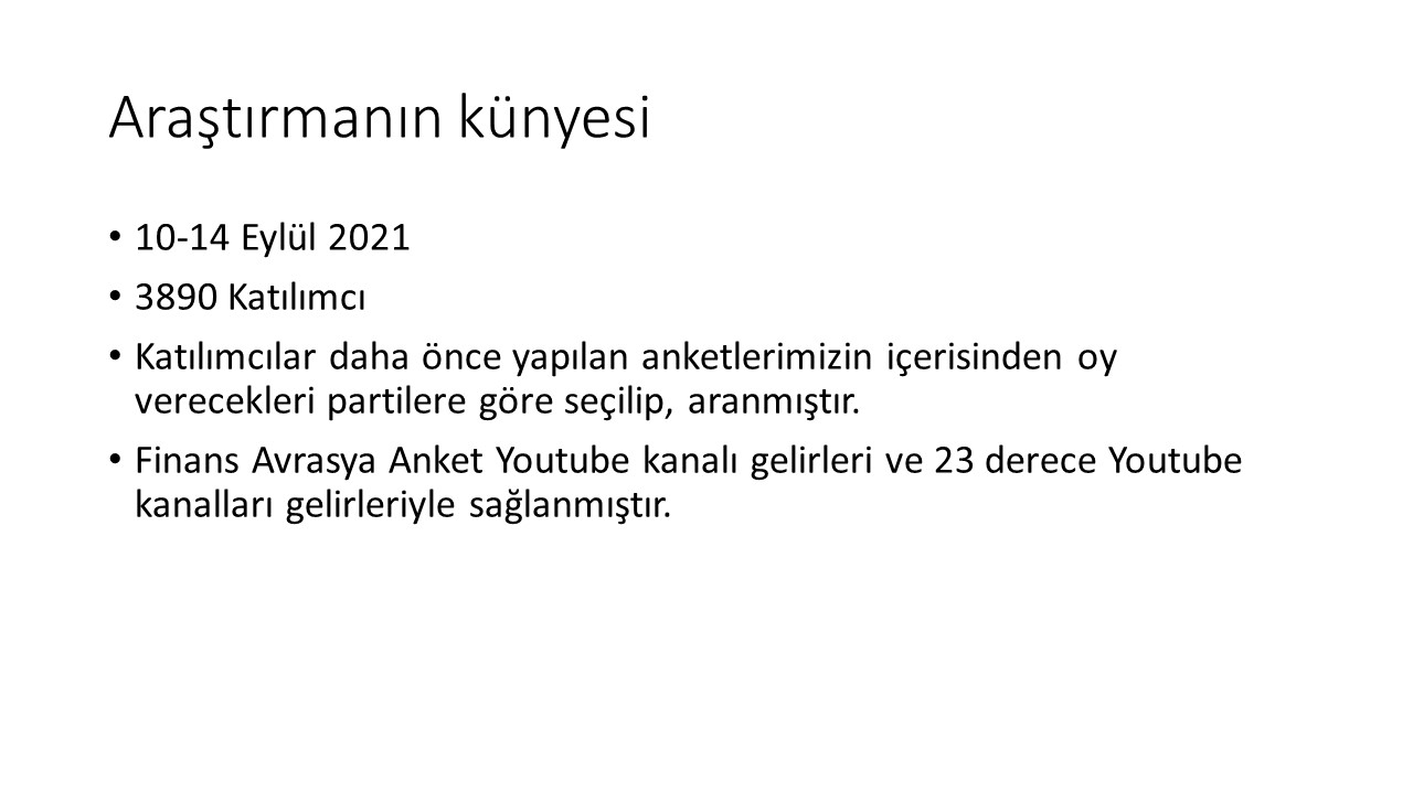 Avrasya Araştırma'dan Son Anket: İttifak Dışında Kalan Partilerin ...