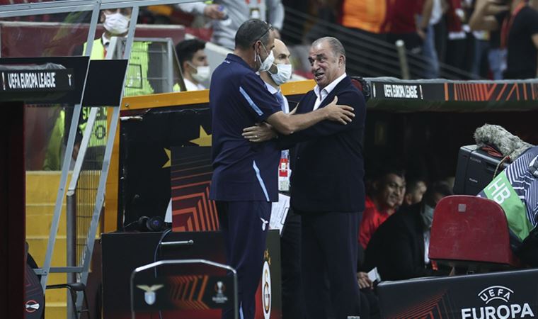 Maurizio Sarri ile Fatih Terim'in diyaloğu dikkat çekti