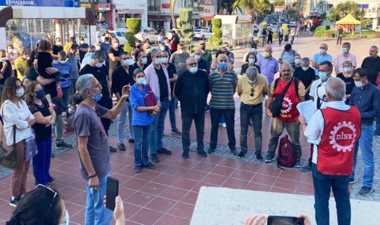 Aliağa'daki iş cinayetlerine protesto: 