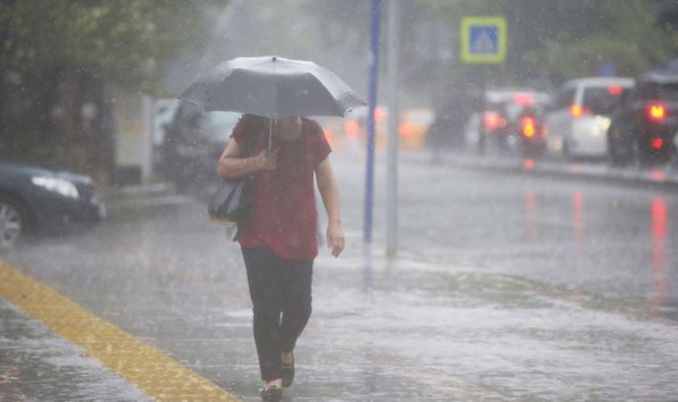 Meteoroloji'den 8 il için sağanak yağış uyarısı