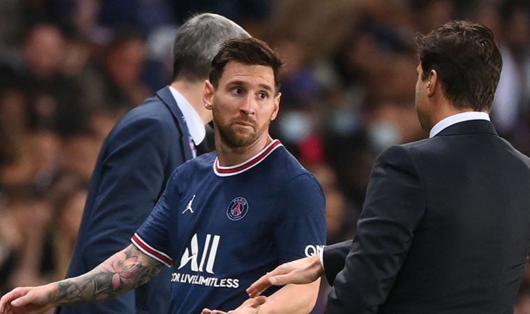 Paris Saint-Germain'de oyundan alınan Messi, kriz yarattı