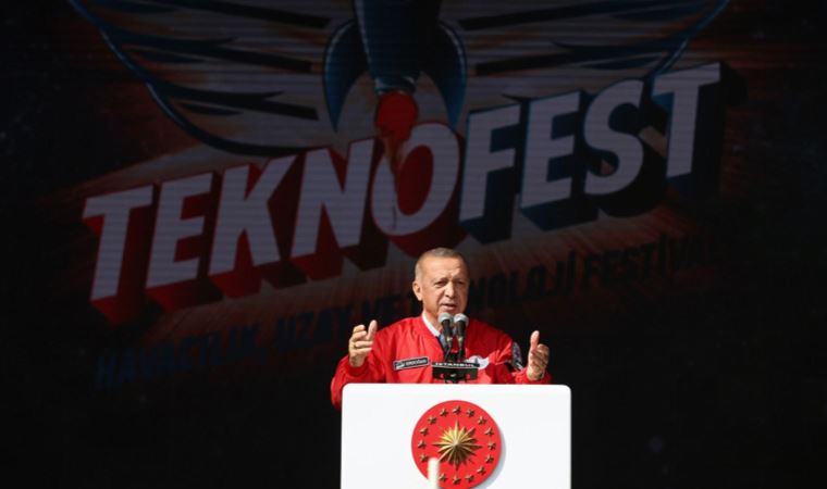 Erdoğan, Teknofest'te muhalefete yüklendi: Bunlar, Batı karşısında olabildiğince ezik