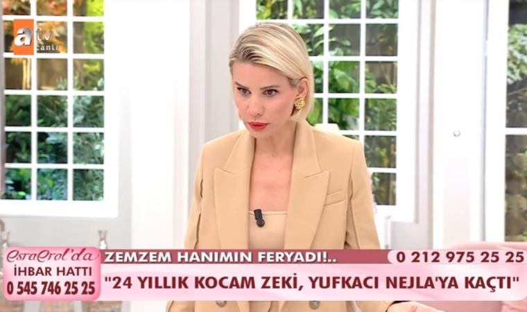 Esra Erol'da ikinci 'Yufkacı Muammer' vakası: 'Beni öldürecekler' deyip 24 yıllık eşini terk etti