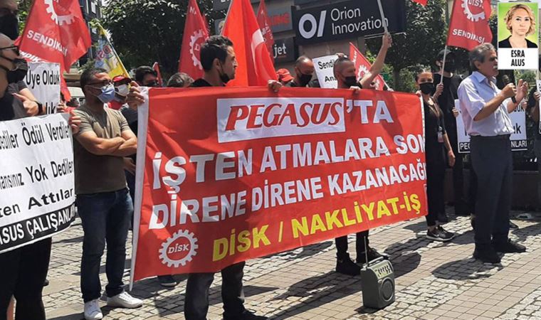 Pegasus’ta sendikalı olmak isterken işinden olan çalışan yargı yolunda