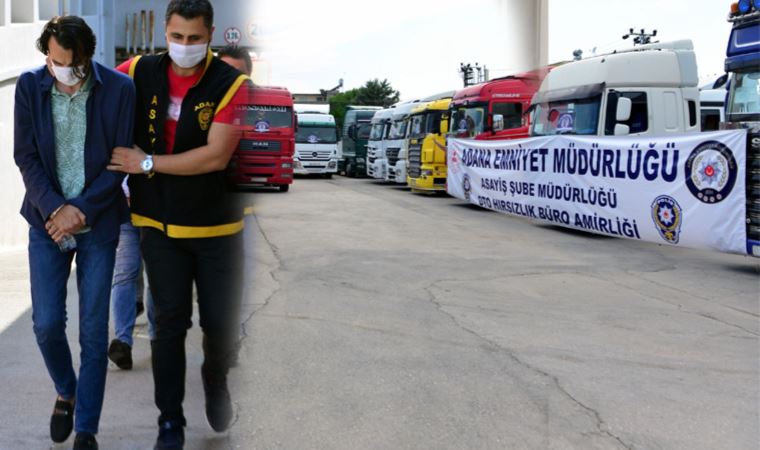 TIR şebekesi üyeleri, araçları ‘teker’, hasar kaydını ‘çerez’ olarak şifrelemiş