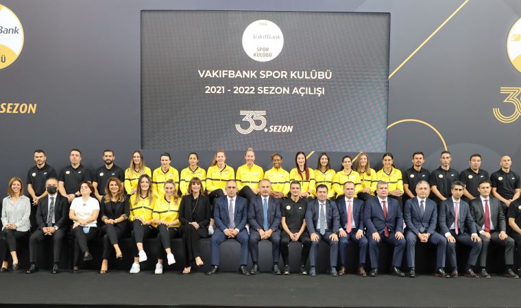 VakıfBank, 35'inci sezonuna merhaba dedi