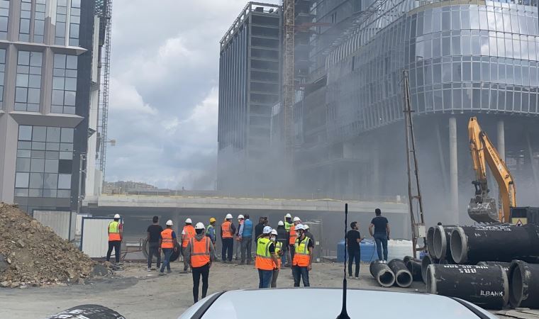 İstanbul Finans Merkezi'nde yangın!