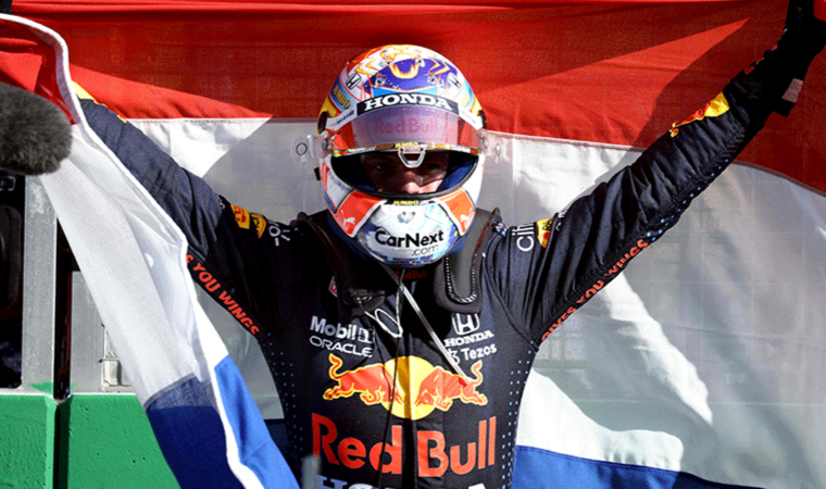 F1 Hollanda Grand Prix'sinde zafer Verstappen'in