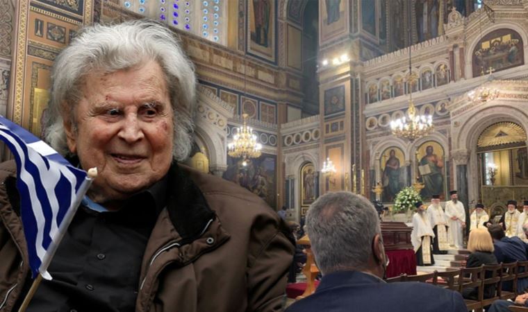 Zülfü Livaneli, Mikis Theodorakis'e veda töreninden paylaştı: 'Halk yağmur altında onun şarkılarını söylüyor'