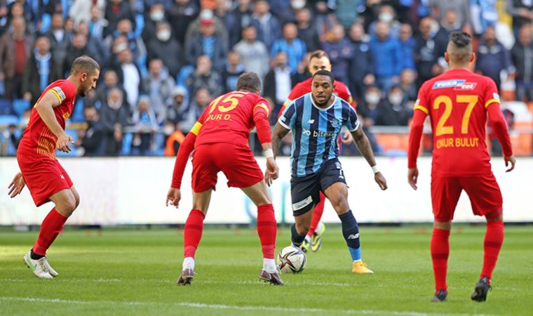 Adana'da puanlar paylaşıldı! Adana Demirspor 1-1 Kayserispor