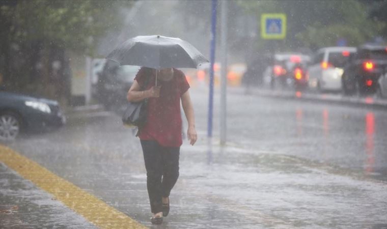 Meteoroloji'den 6 bölge için kuvvetli sağanak uyarısı