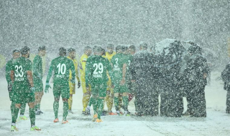 Eyüpspor-Bursaspor maçına kar engeli!