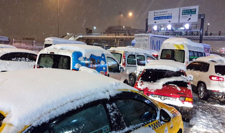 İstanbul'da hayat durma noktasında