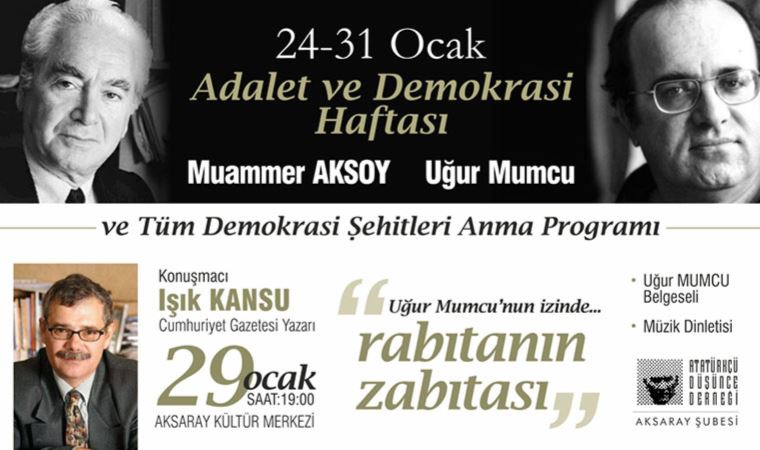 ADD'den Demokrasi Şehitlerini Anma Programı