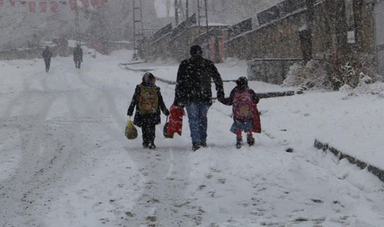 Ordu’nun 3 ilçesinde eğitime kar engeli