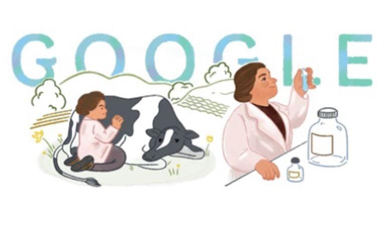 Google'dan Sabire Aydemir için anlamlı doodle: 'Türkiye'nin ilk kadın veteriner hekimi'