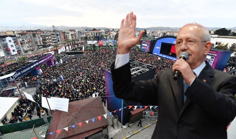 Son dakika: Kılıçdaroğlu İzmir'de halka seslendi