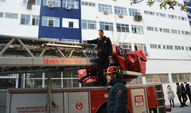 Ege Üniversitesi Hastanesi'nde yangın: Tedavileri sürüyor