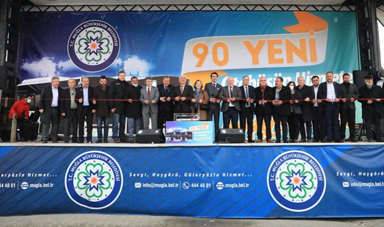 Muğla'da 90 yeni otobüs toplu ulaşım ağına dahil edildi