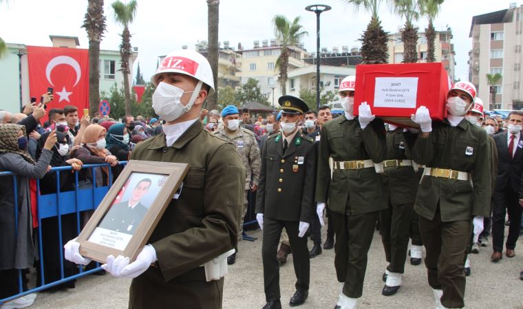 Şehit Piyade Uzman Çavuş Halil İbrahim Çete, Hatay'da toprağa verildi