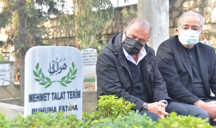 Fatih Terim, babasının kabrini ziyaret etti