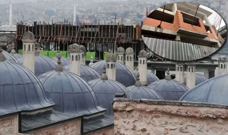 Son Dakika: Süleymaniye Camisi’nin siluetini bozan kalıplar söküldü