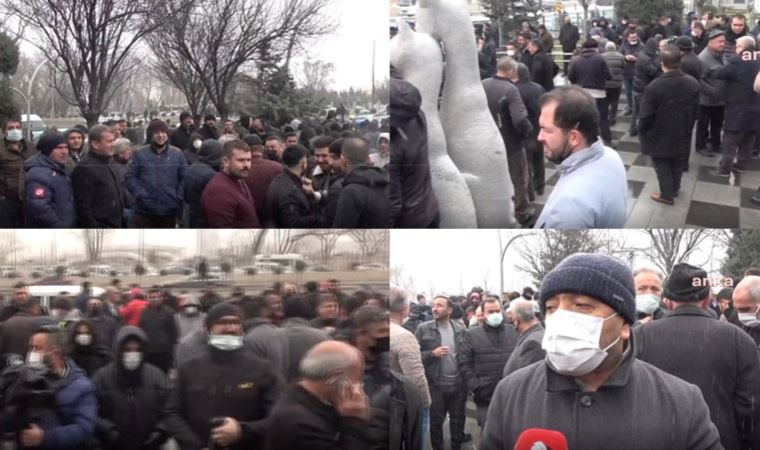 Şoförler ayakta... Ankara'da akaryakıt zammını kontak kapatarak protesto ettiler