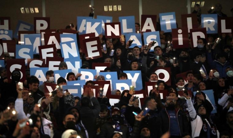 Trabzonspor taraftarlarından 'Ali Koç' tezahüratı