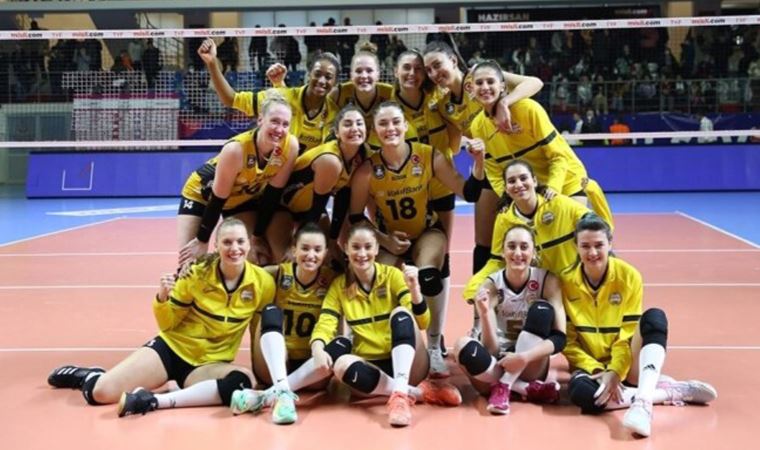 Vakıfbank, Galatasaray'a set vermedi