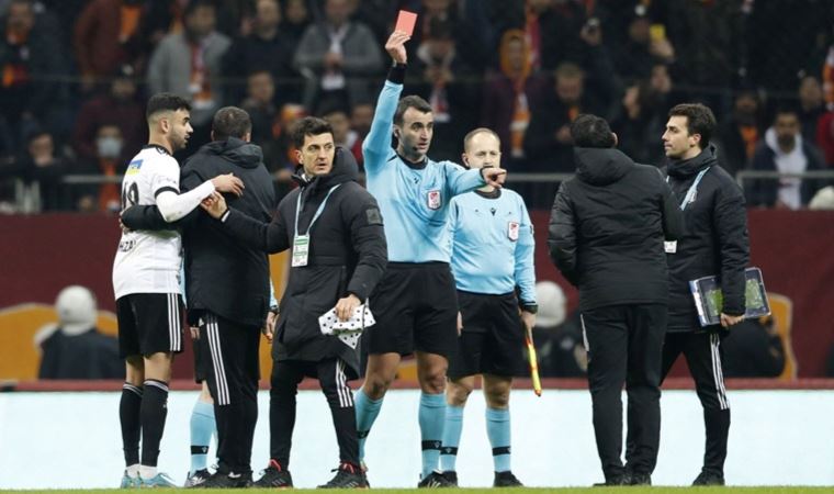 Galatasaray - Beşiktaş derbisi sonrasında kırmızı kart