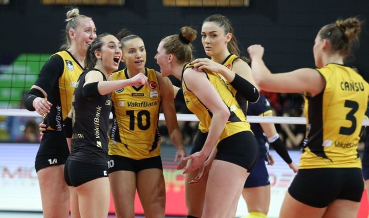 Vakıfbank CEV Şampiyonlar Ligi'nde yarı finale yükseldi