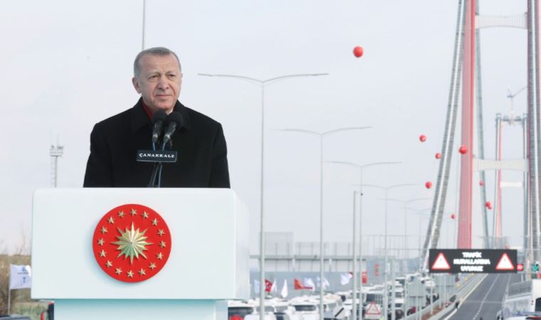 Erdoğan, 1915 Çanakkale Köprüsü'nün geçiş ücretini açıkladı