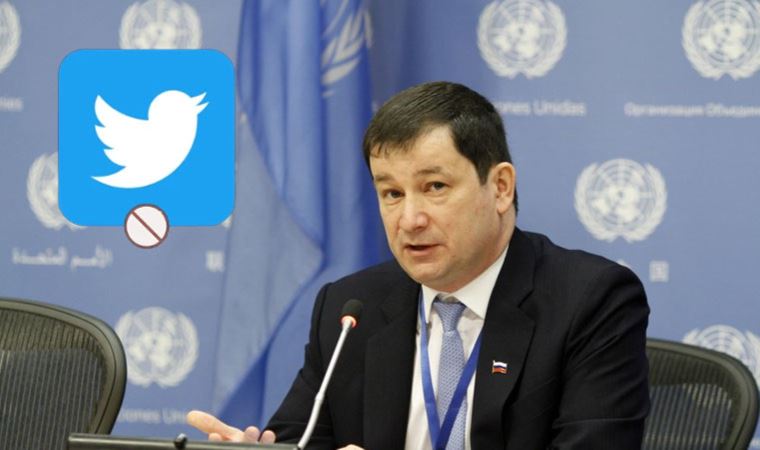 BM'deki kıdemli Rus diplomat Twitter tarafından engellendi