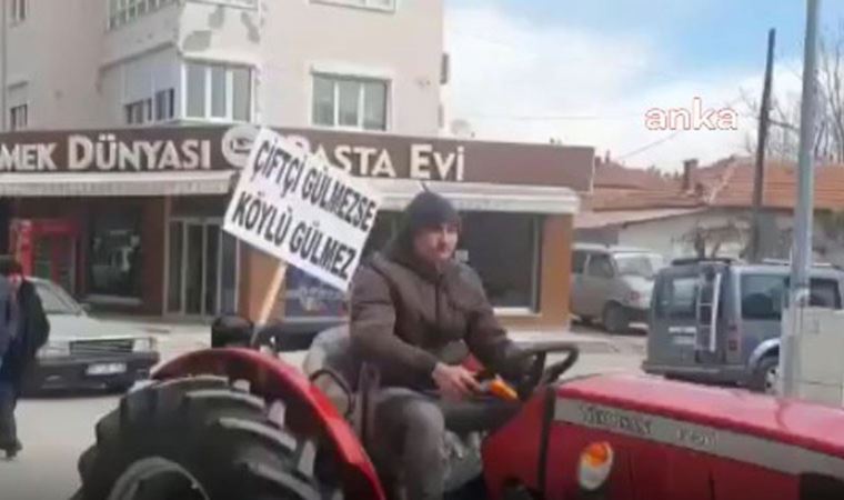 Çiftçi ve şoförler protesto etti: 'Gemilere, yatlara nasıl kıyak yapılıyorsa, biz kıyak değil biz hakkımızı istiyoruz'