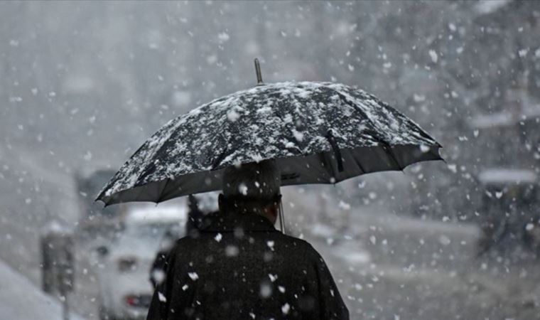 Meteoroloji'den 19 il için karla karışık yağmur uyarısı!