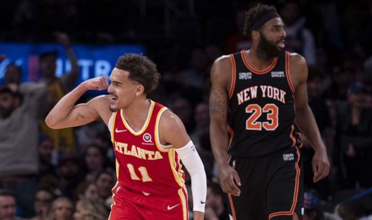 NBA'de Hawks, Knicks'i Trae Young'ın 45 sayısıyla yendi