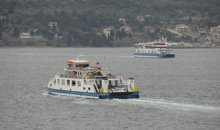 Çanakkale'de adalara yarınki feribot seferleri iptal (31 Mart 2022)