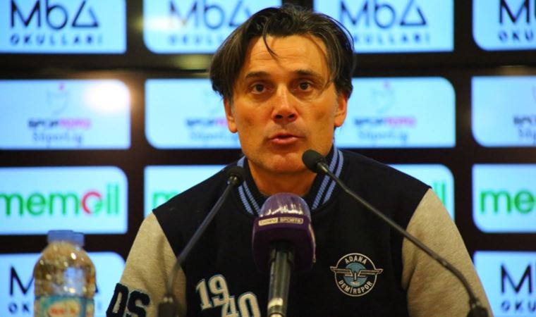 Adana Demirspor'un hocası Vincenzo Montella maç sonrası oyunu değerlendirdi